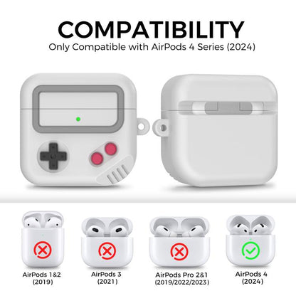 For AirPods 4 AhaStyle JY21 Silicone Protective Case