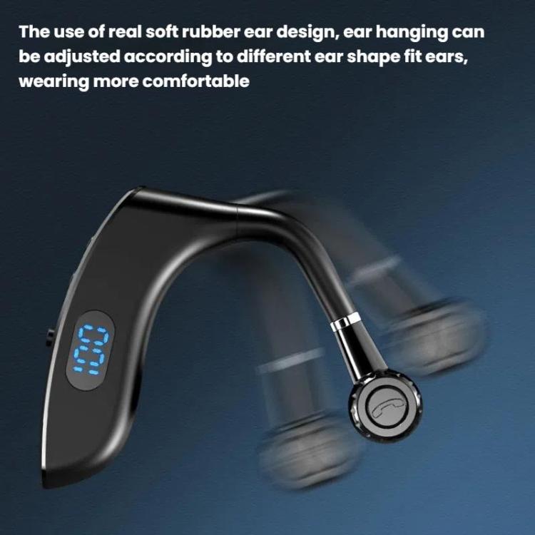 On-Ear Business Digital Display Bluetooth Earphone