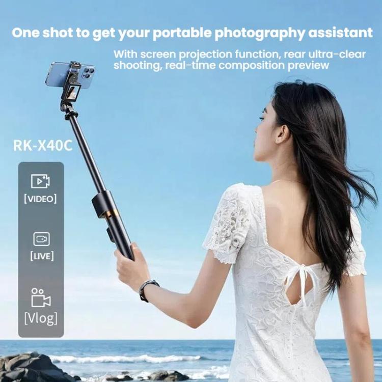 Mobile Phone Screen Mirroring Selfie Stick