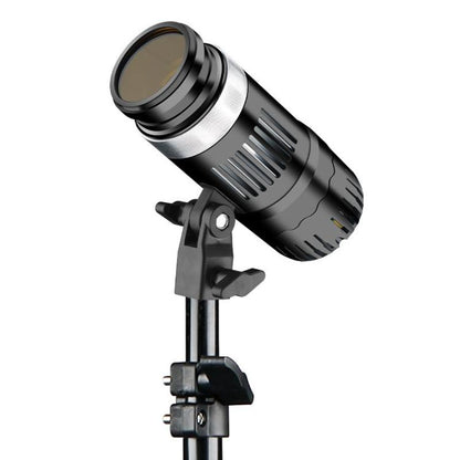 102 LEDs Spotlight Portrait Photography Fill Light Adjustable Focus Triple Color Temperature,US Plug