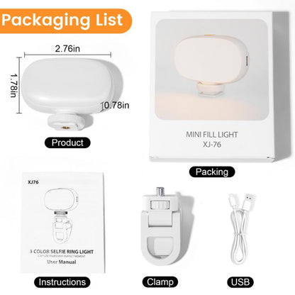 Camera Mini Fill Light LED Cell Phone Video Selfie Lamp
