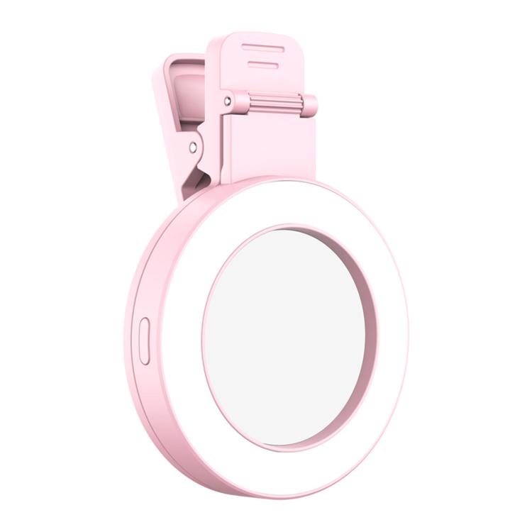 Foldable Clip-type Mobile Phone Rear Selfie Mirror Fill Light, White, Purple, Pink���������������...