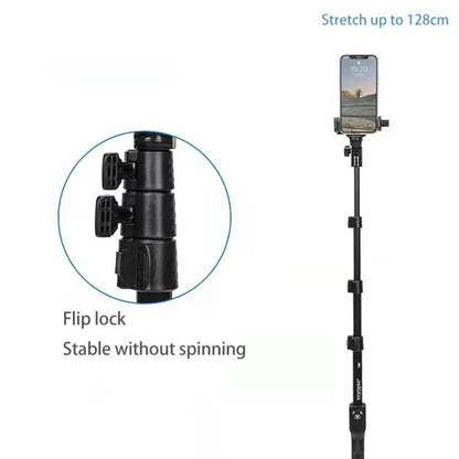 YUNTENG 1288 50 Inch Aluminum Alloy Selfie Stick