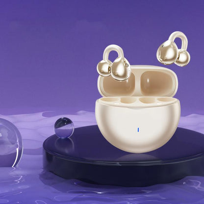 M300 Mini Invisible Clip-On Wireless Bluetooth Earbuds with Active Noise Reduction