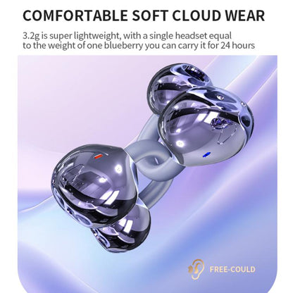 M300 Mini Invisible Clip-On Wireless Bluetooth Earbuds with Active Noise Reduction