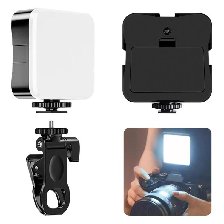 Selfie Fill Light 3 Color Temperature Clip On Lamp with PTZ & Tripod Kit, Battery Type�����������...