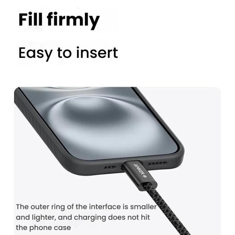 ANKER A8060 1.5m 240W PD Fast Charging Dual Type-C Charging Cable Braided Data Cable