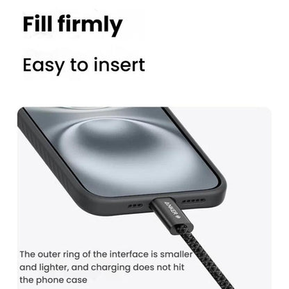 ANKER A8060 1.5m 240W PD Fast Charging Dual Type-C Charging Cable Braided Data Cable