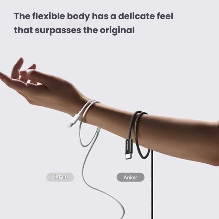 ANKER A8060 1.5m 240W PD Fast Charging Dual Type-C Charging Cable Braided Data Cable