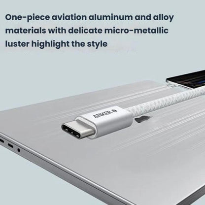 ANKER A8060 1.5m 240W PD Fast Charging Dual Type-C Charging Cable Braided Data Cable