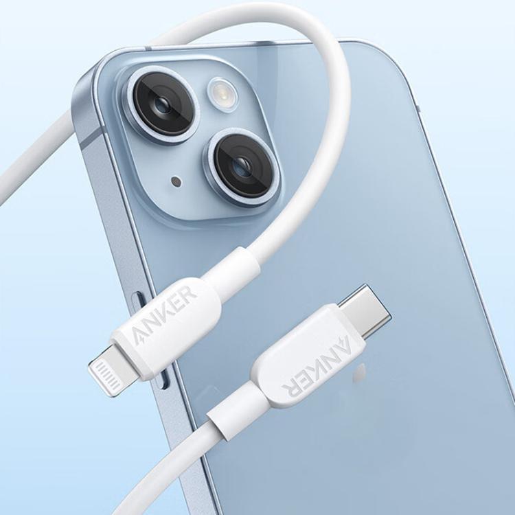 ANKER 310 Fast Charging PD Cable PVC Material Type-C to 8 Pin Fast Charging Cable, Black 0.9m����...