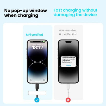 ANKER MFi Type-C To 8 Pin Fast Charging Braided Cable, 0.9m White, 0.9m Black, 1.8m White��������...