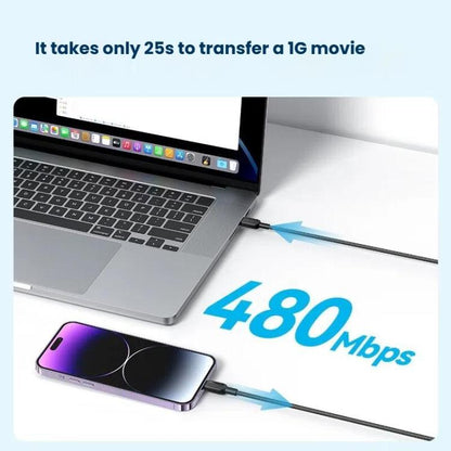 ANKER MFi Type-C To 8 Pin Fast Charging Braided Cable