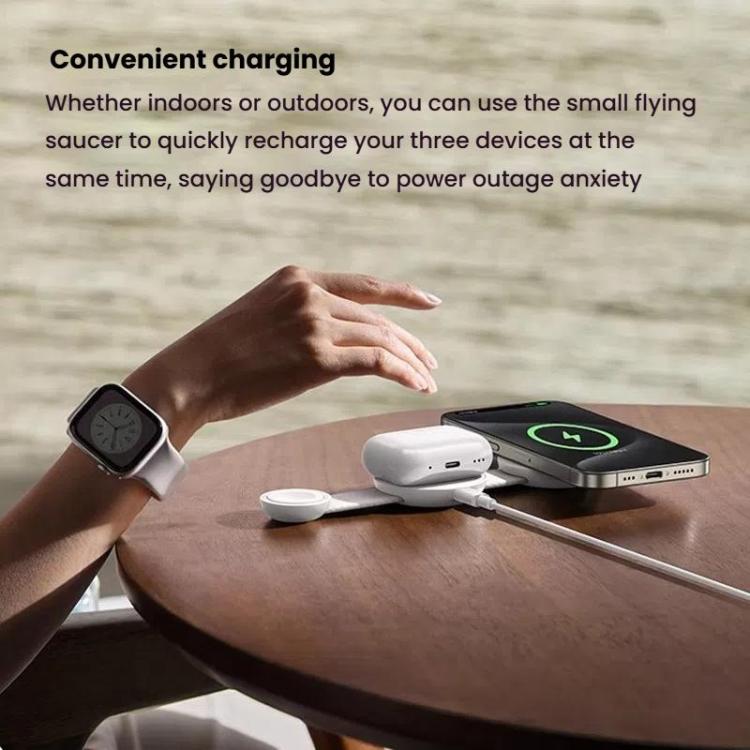 ANKER B25M8 3 In 1 15W Magnetic Wireless Charger For  iPhone, iWatch, AirPods