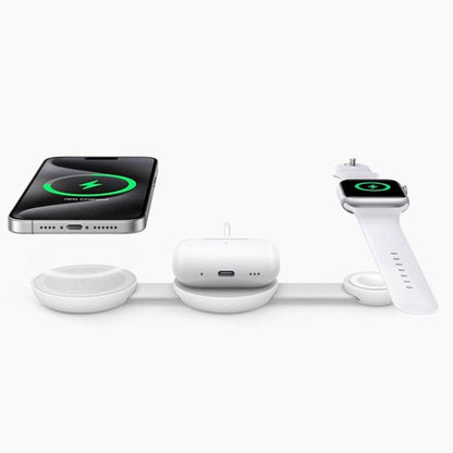 ANKER B25M8 3 In 1 15W Magnetic Wireless Charger For  iPhone, iWatch, AirPods