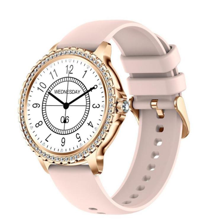 Bluetooth Calling AI Voice Assistant Life Waterproof Sports Smartwatch, Black Silicone Strap�����...