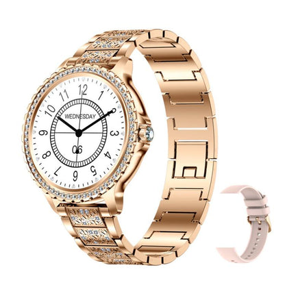 Bluetooth Calling AI Voice Assistant Life Waterproof Sports Smartwatch, Black Silicone Strap�����...
