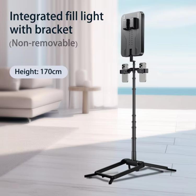 1.7m 14-Inch Suitcase Integrated Design Fill Light Foldable 3500-6000K Full-Screen Live Photograp...