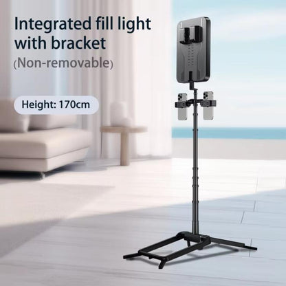 1.7m 14-Inch Suitcase Integrated Design Fill Light Foldable 3500-6000K Full-Screen Live Photograp...