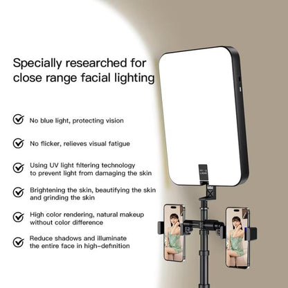 1.7m 14-Inch Suitcase Integrated Design Fill Light Foldable 3500-6000K Full-Screen Live Photograp...