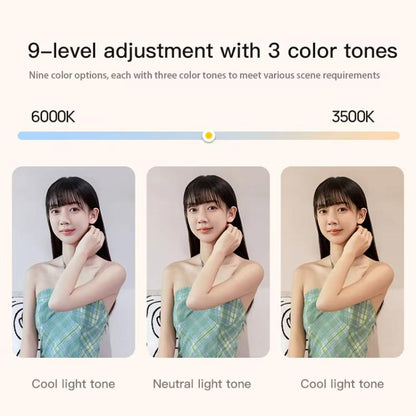 1.7m 14-Inch Suitcase Integrated Design Fill Light Foldable 3500-6000K Full-Screen Live Photograp...