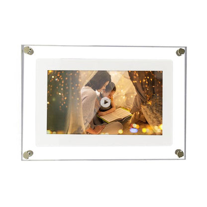 10.1 inch Transparent Acrylic Digital Photo Frame Video Picture Music Player Electronic Album Gift