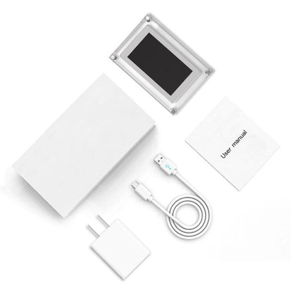 10.1 inch Transparent Acrylic Digital Photo Frame Video Picture Music Player Electronic Album Gif...