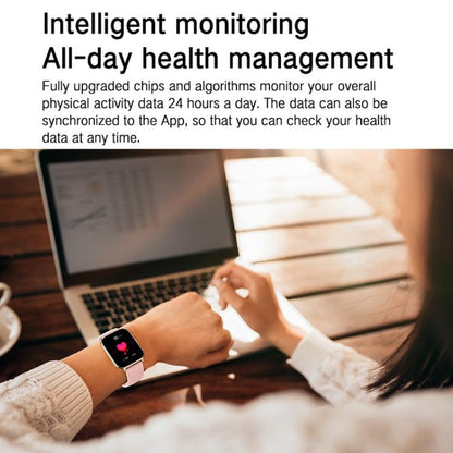 Blood Oxygen / Sleep / Heart Rate Health Monitoring Smart Watch Square Sports Double Strap Watch�...
