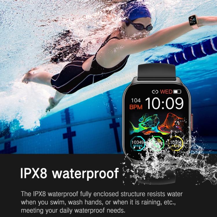 Blood Oxygen / Sleep / Heart Rate Health Monitoring Smart Watch Square Sports Double Strap Watch�...