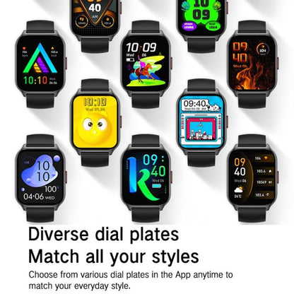 Blood Oxygen / Sleep / Heart Rate Health Monitoring Smart Watch Square Sports Double Strap Watch�...
