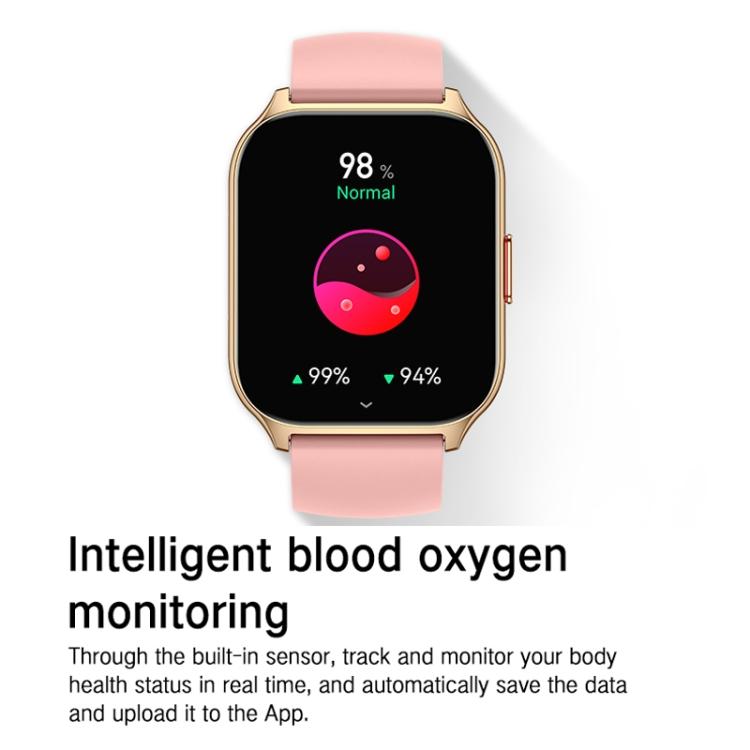 Blood Oxygen / Sleep / Heart Rate Health Monitoring Smart Watch Square Sports Double Strap Watch�...