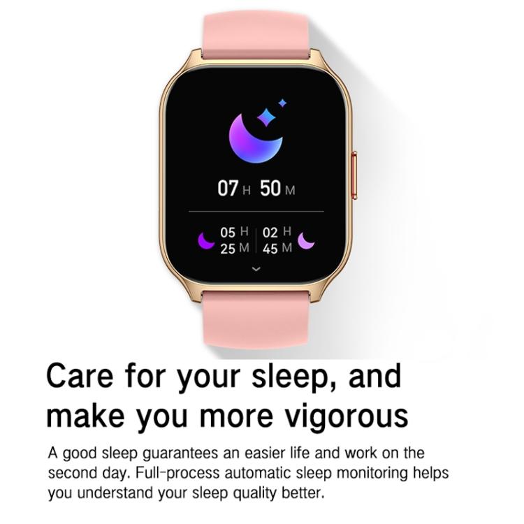 Blood Oxygen / Sleep / Heart Rate Health Monitoring Smart Watch Square Sports Double Strap Watch�...