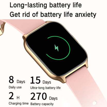 Blood Oxygen / Sleep / Heart Rate Health Monitoring Smart Watch Square Sports Double Strap Watch�...