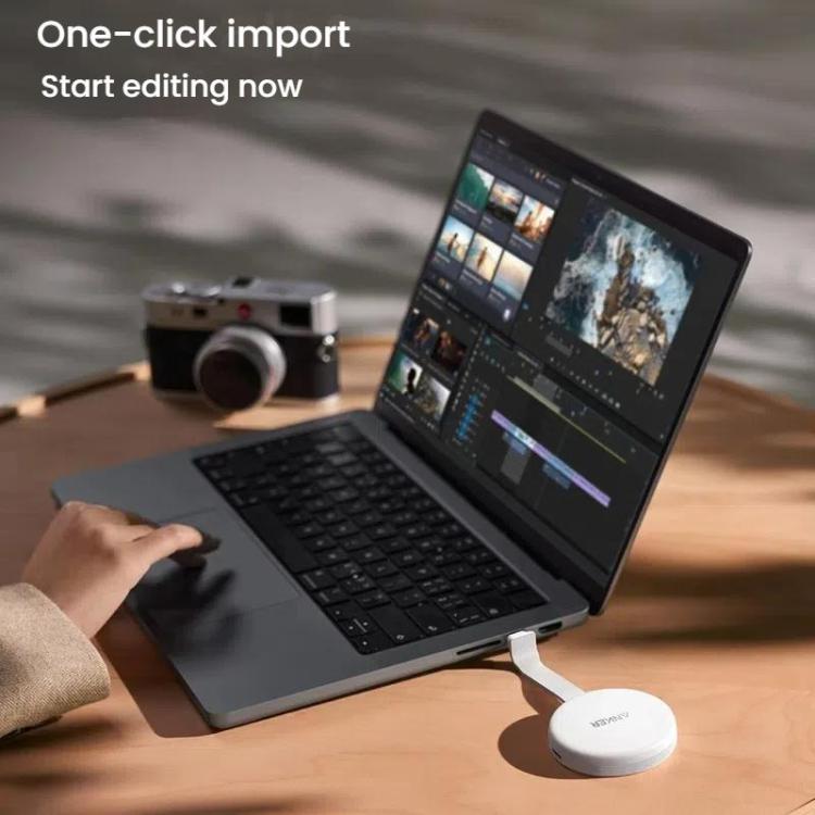 ANKER A83D1 3 In 1 Type-C Card Reader SD/TF Dual Card Slot Computer Data Transmitter, A83D1