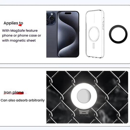 HEPAIL AC74 Magsafe Magnetic Smartphone Light Portable Handheld Selfie Light