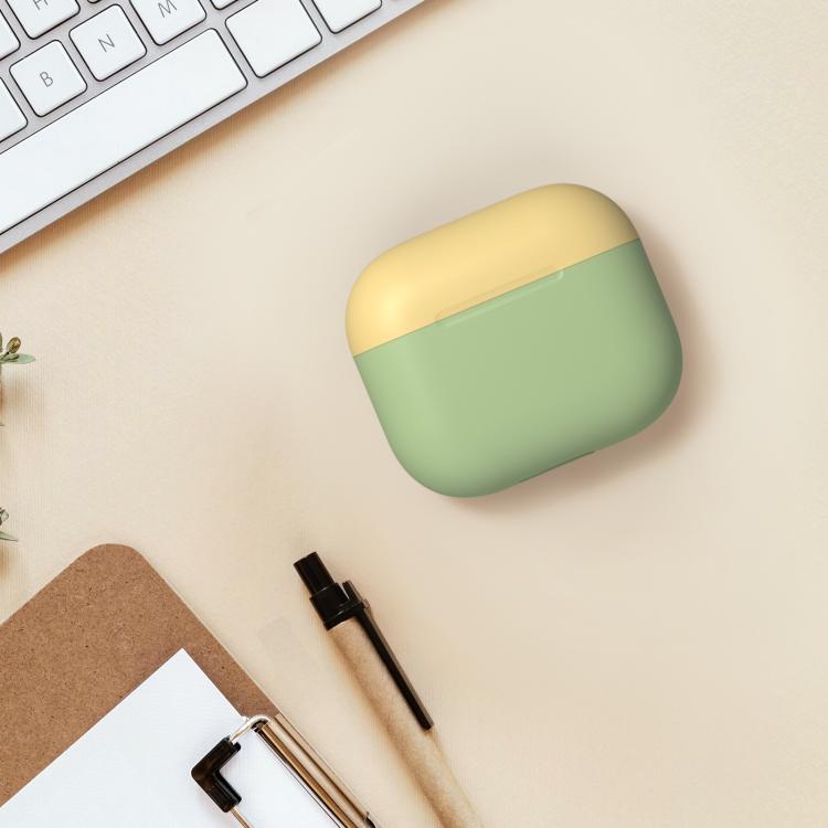 For AirPods 3 AhaStyle PT147-2 Dual-cap Split Silicone Protective Case