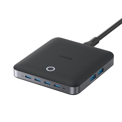 ANKER A2155  4 Type-C+2 USB Ports GaN Desktop Charging Dock 130W High-Power 6 In 1 Charger