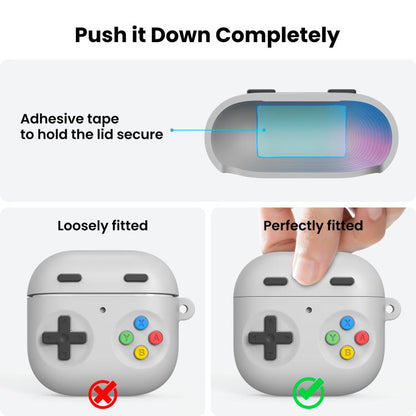 AhaStyle DD10 Silicone Split Earphone Protective Case, For AirPods 4