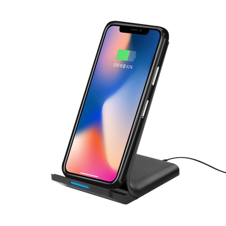 R2 10W Vertical Mobile Phone Wireless Charger Smart Fast Charge Charging Stand Desktop Stand�����...