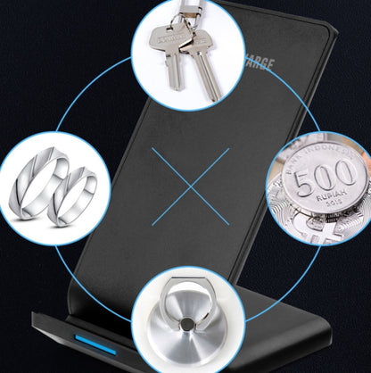 R2 10W Vertical Mobile Phone Wireless Charger Smart Fast Charge Charging Stand Desktop Stand�����...