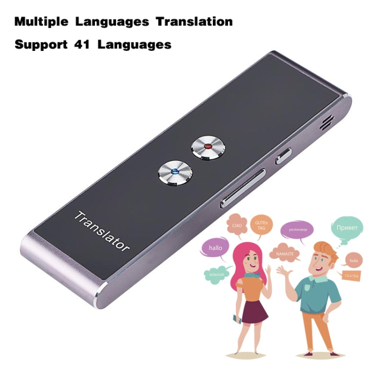 T8+ Portable Smart Voice Translator Smart Business Travel Real Time AI Translator Translation Mac...