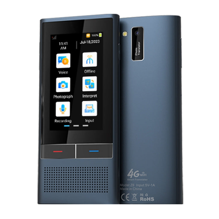 Z6 4G Version 3.1 inch Screen Smart Voice Translator