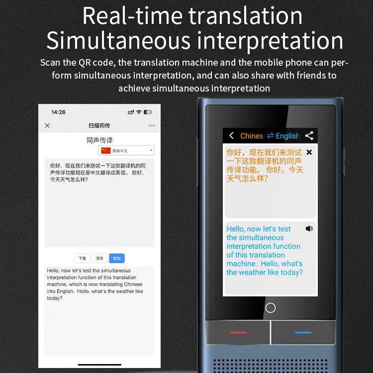 Z6 4G Version 3.1 inch Screen Smart Voice Translator
