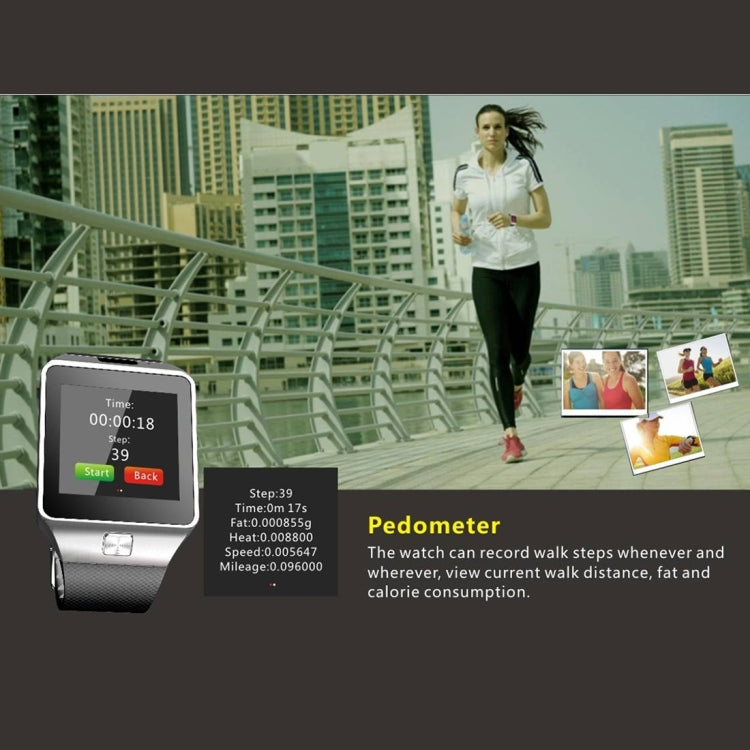 DZ09 1.56 inch Screen Bluetooth 3.0 Smart Watch Phone