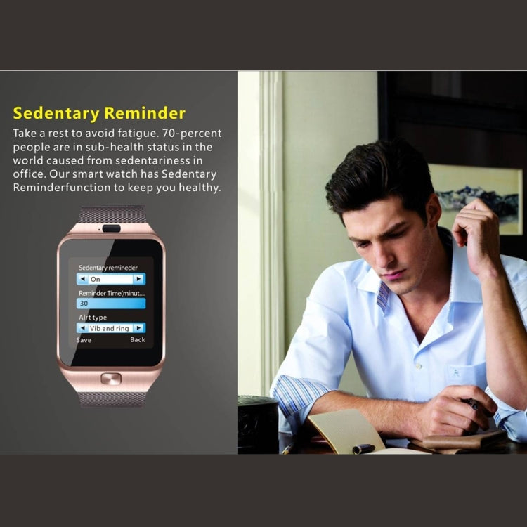 DZ09 1.56 inch Screen Bluetooth 3.0 Smart Watch Phone