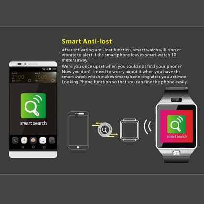 DZ09 1.56 inch Screen Bluetooth 3.0 Smart Watch Phone