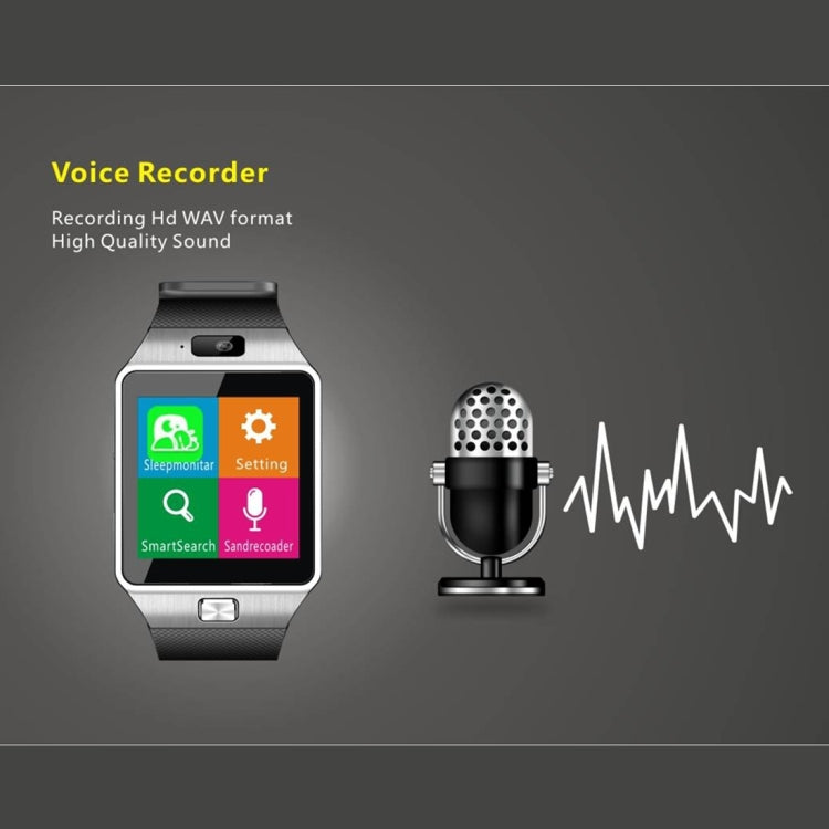 DZ09 1.56 inch Screen Bluetooth 3.0 Smart Watch Phone