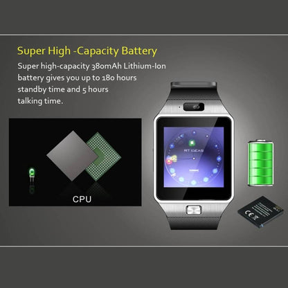 DZ09 1.56 inch Screen Bluetooth 3.0 Smart Watch Phone