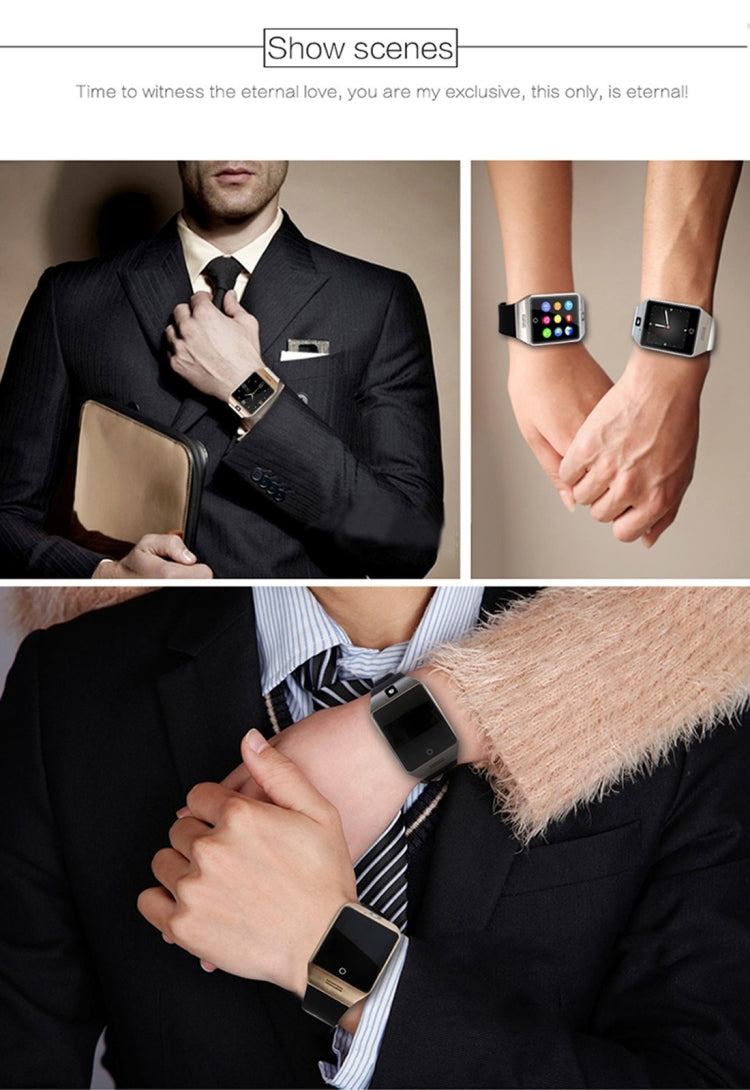 Q18S 1.54 inch IPS Screen MTK6260A Bluetooth 3.0 Smart Watch Phone, Pedometer / Sedentary Reminde...