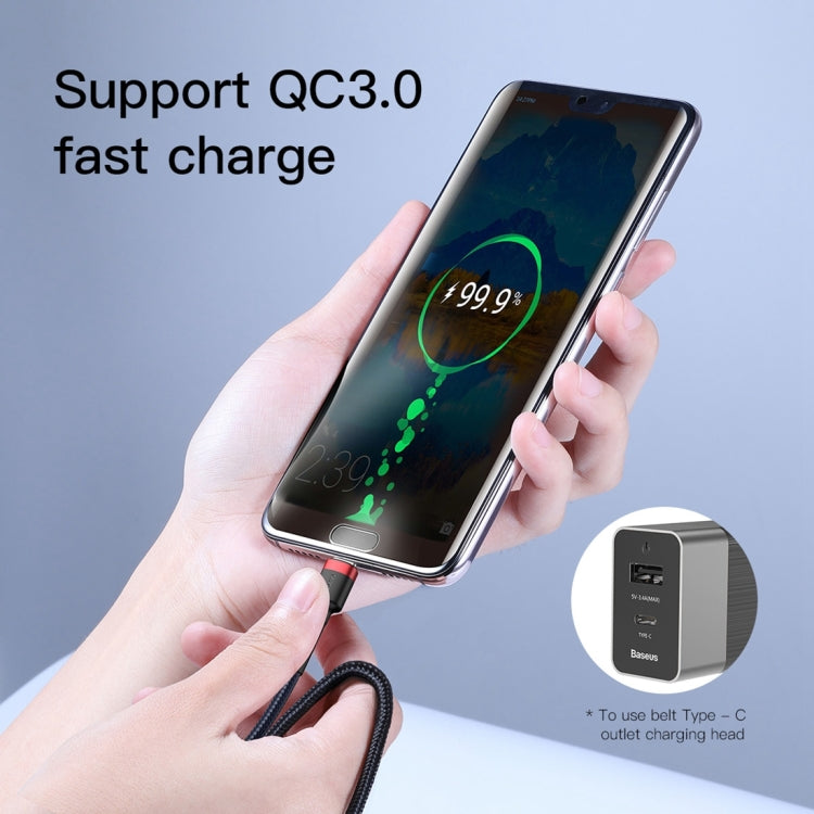 Baseus CATKLF-H09 Cafule Series USB-C / Type-C PD 2.0 60W Flash Charge Cable, Cable Length: 2m